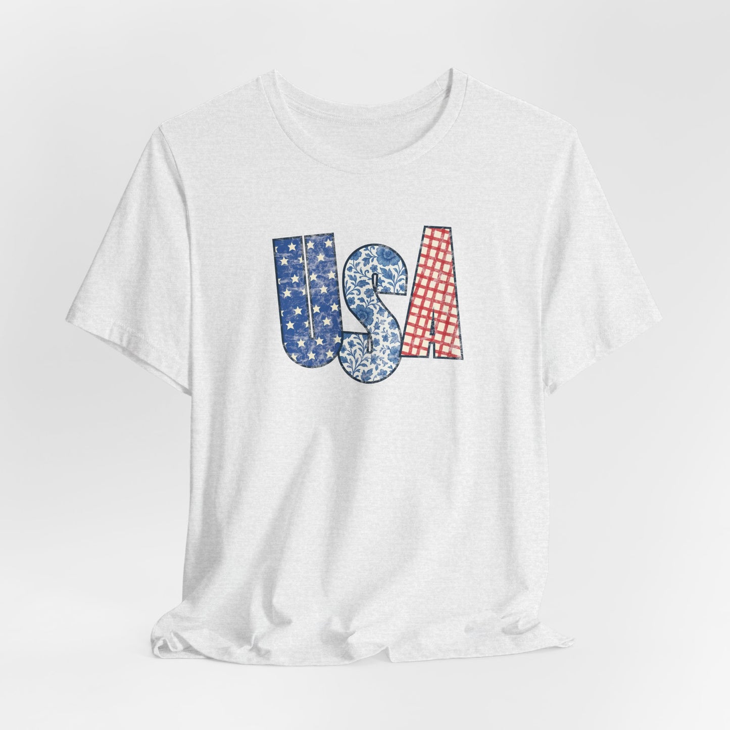 Patchwork Patriot Tee