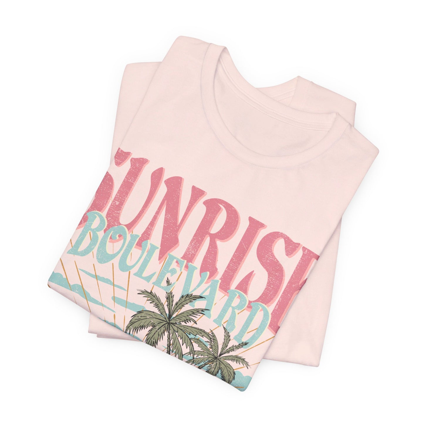 Flamingo Pink, Sunrise Blvd Tee