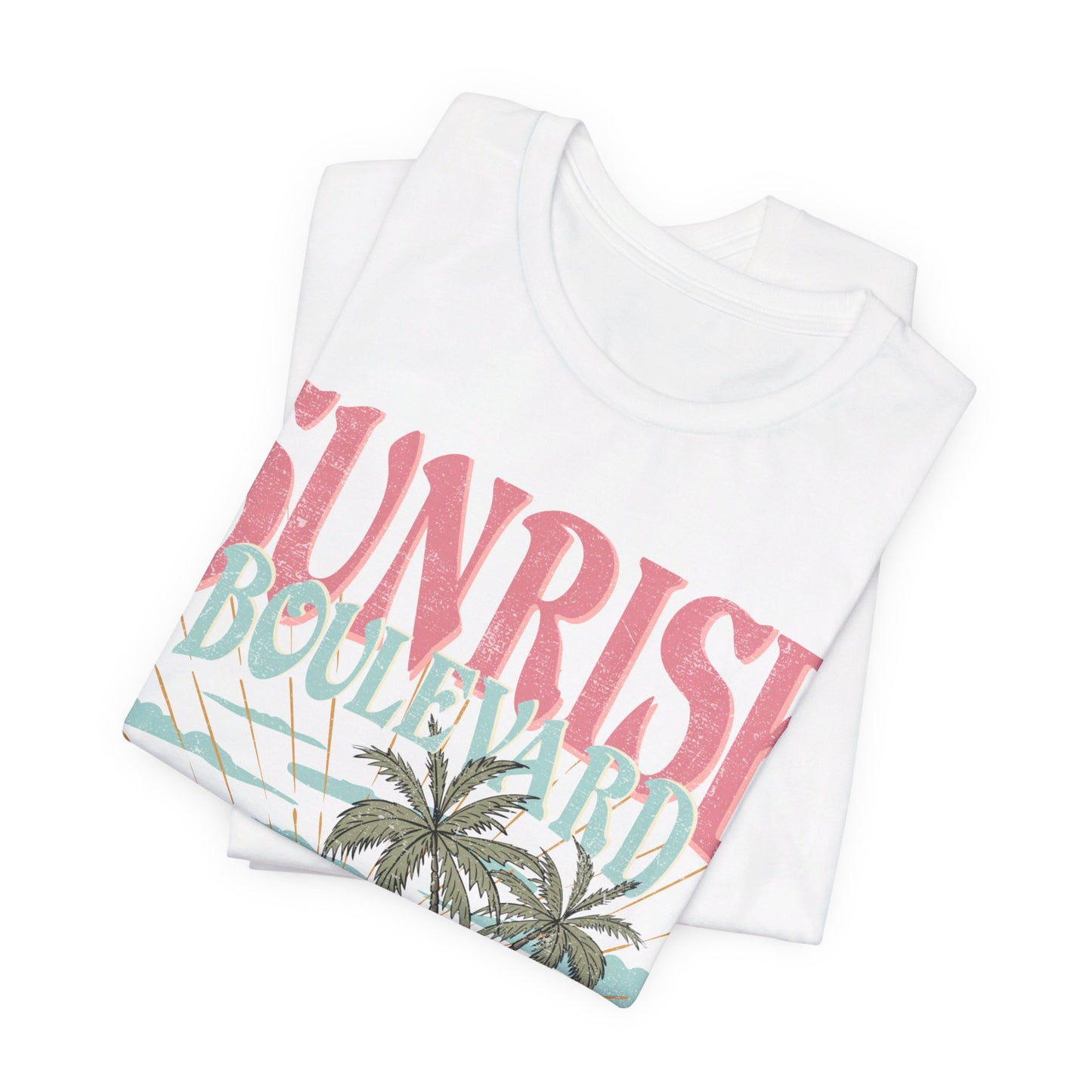 Flamingo Pink, Sunrise Blvd Tee