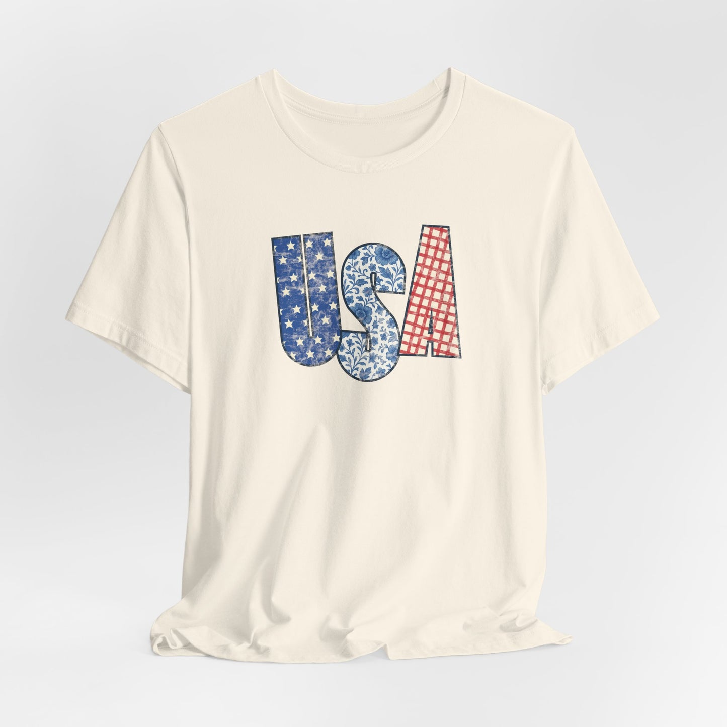 Patchwork Patriot Tee