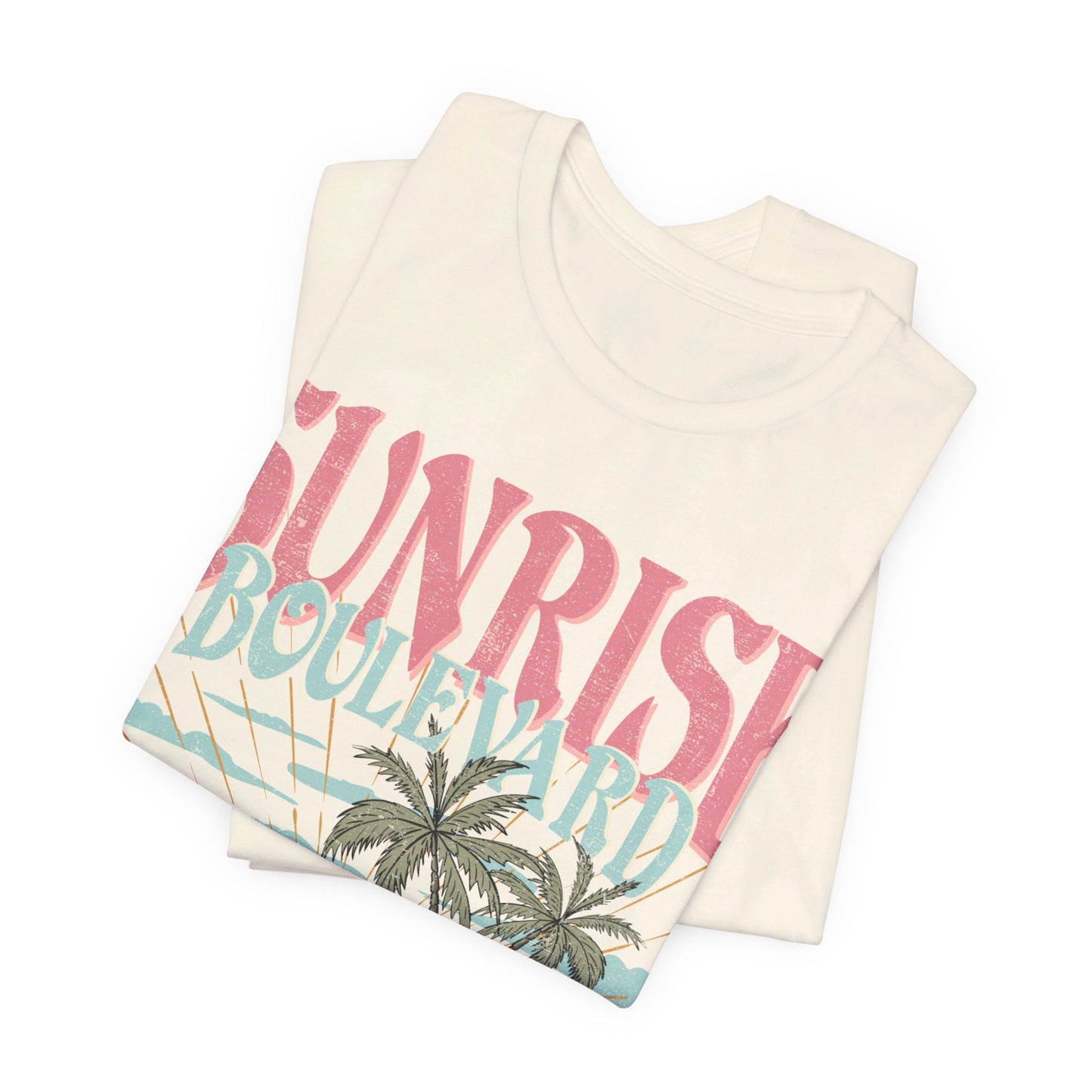 Flamingo Pink, Sunrise Blvd Tee