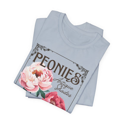 Peonies Vintage Grandma Tee