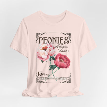 Peonies Vintage Grandma Tee