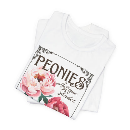 Peonies Vintage Grandma Tee