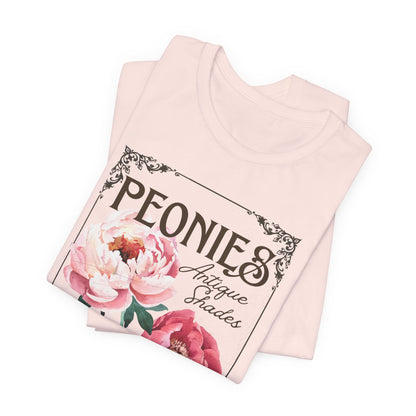 Peonies Vintage Grandma Tee