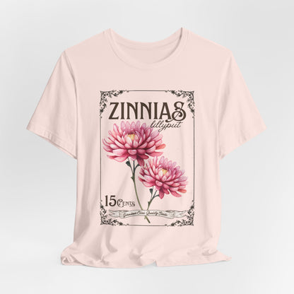 Zinnias Vintage Grandma Tee