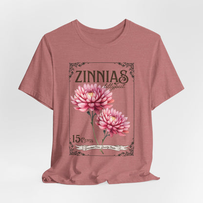 Zinnias Vintage Grandma Tee