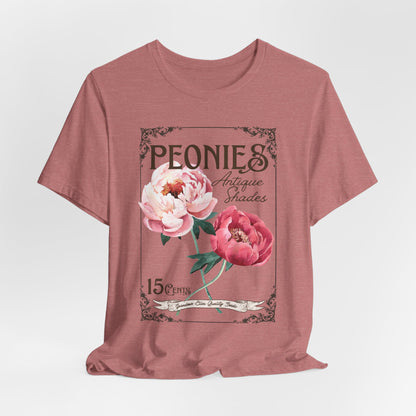 Peonies Vintage Grandma Tee